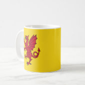 Tasse de café du drapeau du Somerset (Devant gauche)