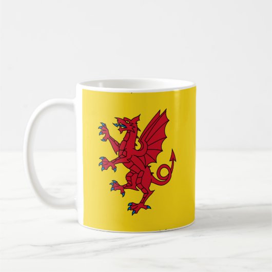 Tasse de café du drapeau du Somerset (Gauche)