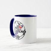 Tasse de café du football de la Nouvelle Zélande (Devant gauche)