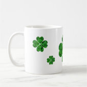 Tasse de café du jour de shamrocks de St Patrick (Gauche)