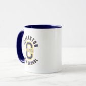 Tasse de café du lycée Clarkston Michigan (Devant gauche)