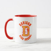 Tasse de café du lycée Davison Michigan (Gauche)