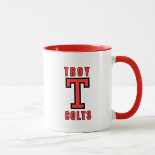 Tasse de café du lycée Troy High School dans le Mi