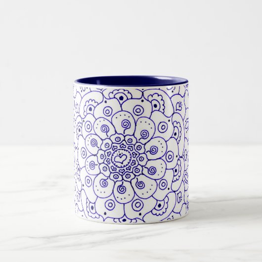 TASSE de café du mandala 7 (Centre)