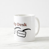 Tasse de café du service d'assistance informatique (Devant droit)