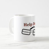 Tasse de café du service d'assistance informatique (Devant gauche)