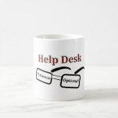 Tasse de café du service d'assistance informatique (Centre)