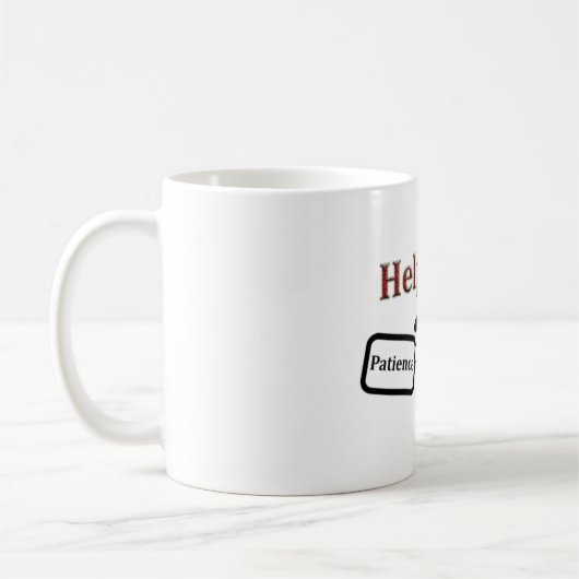 Tasse de café du service d'assistance informatique (Gauche)