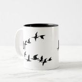Tasse de café du sud d'oies de vol (Devant gauche)