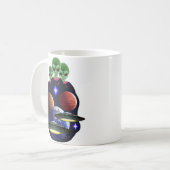 Tasse de café d'UFO/alien (Devant gauche)