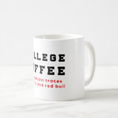 Tasse de café d'université (Devant droit)