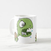 Tasse de café dure folle aliénée de tortue (Devant gauche)