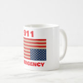 Tasse de café d'urgence 911 (Devant droit)