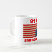 Tasse de café d'urgence 911 (Devant gauche)