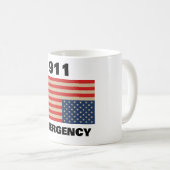Tasse de café d'urgence 911 (Devant droit)