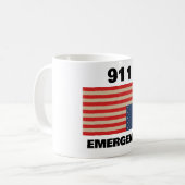 Tasse de café d'urgence 911 (Devant gauche)