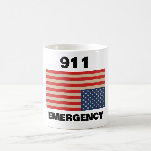 Tasse de café d'urgence 911 (Centre)