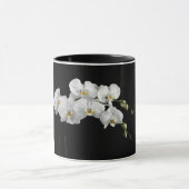 Tasse de café élégante d'orchidée (Centre)