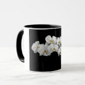 Tasse de café élégante d'orchidée (Devant gauche)