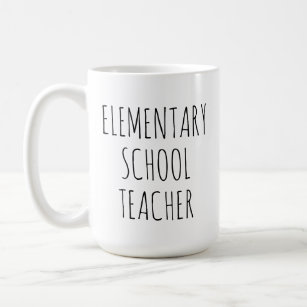Tasse de café élémentaire de maître d'école