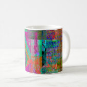 Tasse de café en art abstrait "Émettre des chèques (Devant droit)