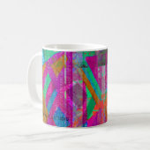 Tasse de café en art abstrait "Émettre des chèques (Devant gauche)