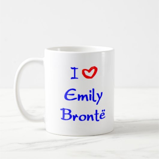 tasse de café en bronte emily (Gauche)