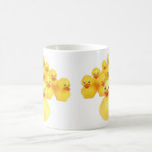 Tasse de café en caoutchouc d'humour de canards (Centre)