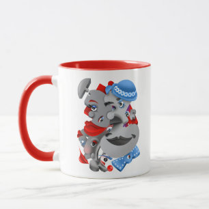 Tasse de café en céramique audacieuse et artistiqu