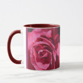 Tasse de café en céramique de rose de rose (Gauche)