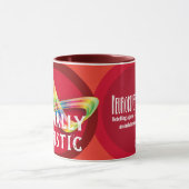 Tasse de café en fait autiste d'infini (Centre)