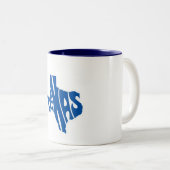 Tasse de café en forme d'état du Texas (Devant droit)