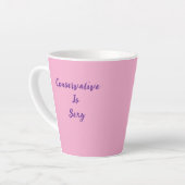 tasse de café en latte (Angle gauche)