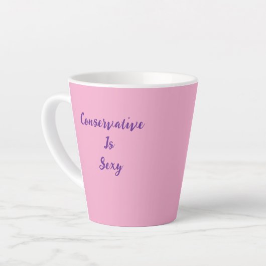 tasse de café en latte (Angle gauche)