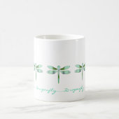 Tasse de café en pastel de libellule (Centre)