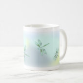 Tasse de café en pastel de libellule (Devant droit)