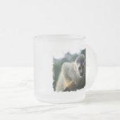 Tasse de café en verre de singe d'araignée (Devant droit)