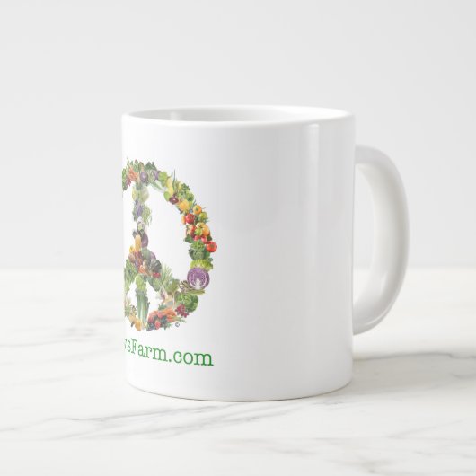 Tasse de café enorme de ferme de 3 garçons (Devant droit)