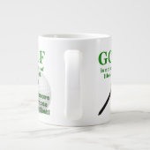 Tasse de café enorme de golf (Dos)