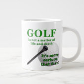 Tasse de café enorme de golf (Droite)