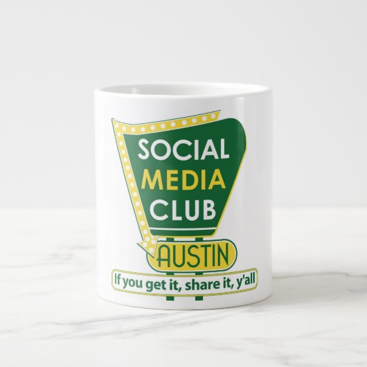 Tasse de café enorme de SMCAustin (Devant)