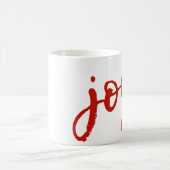 Tasse de café enorme de vacances de joie (Centre)