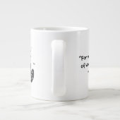 Tasse de café enorme royale de Stache (Dos)