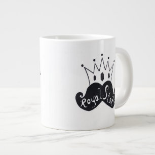 Tasse de café enorme royale de Stache