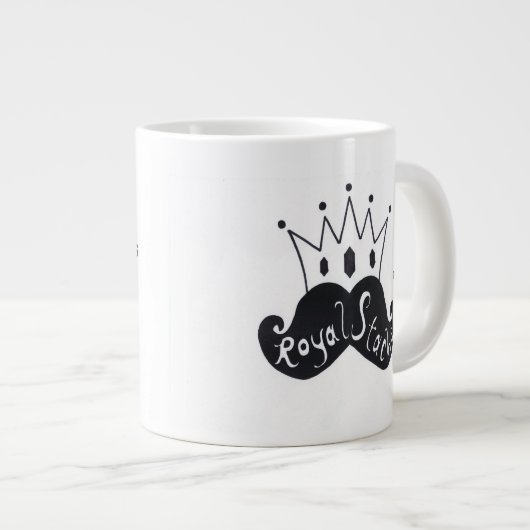 Tasse de café enorme royale de Stache (Devant droit)