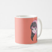 Tasse de café esthétique aux vibrations mignonnes (Devant droit)