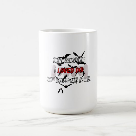 Tasse de café esthétique avec citation gothique de (Centre)