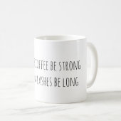 Tasse de café et de café de cil (Devant droit)