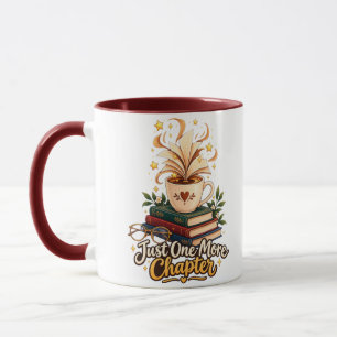 Tasse de café et de livres « Juste un chapitre de