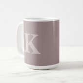 Tasse de café et de thé confortable à initiale per (Devant gauche)